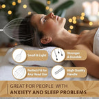 Head Massager 20 Fingers Scalp Massager Head Scratcher, Back Massage Back Scratcher, Stocking Stuffers for Scalp and Body Massage (Silvery)