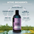 Sphagnum Botanicals Seborrheic Dermatitis Shampoo - Salicylic Acid with Natural Peat Mud for Treatment of Dry, Itchy, Flaky Scalp. Helps Also With Dandruff, Psoriasis & Eczema. 8.45 oz