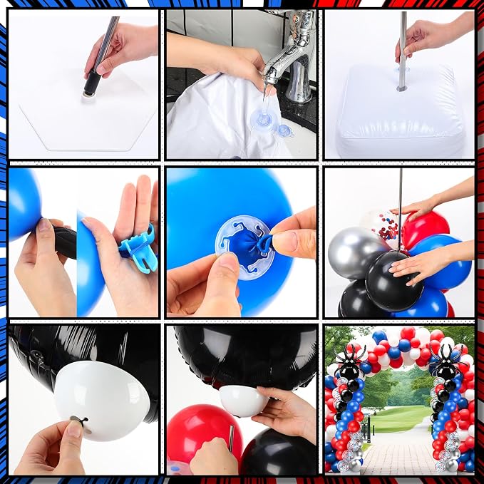 Kasyat 2 Sets Spider Party Balloon Column Stand Kit - Image 5