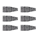 DRESHOW Yoga Sports Headbands for Women Elastic Non-Slip Headbands Workout Running Hair Bands 6 Pack