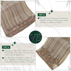 RUNATURE Clip in Hair Extensions Real Human Hair, Blonde Hair Extensions Clip Ins, Remy Human Hair Clip in Extensions, Add Hair volume, 14 Inch 50g 3pcs #19P60 Grey Blonde Highlight Platinum Blonde