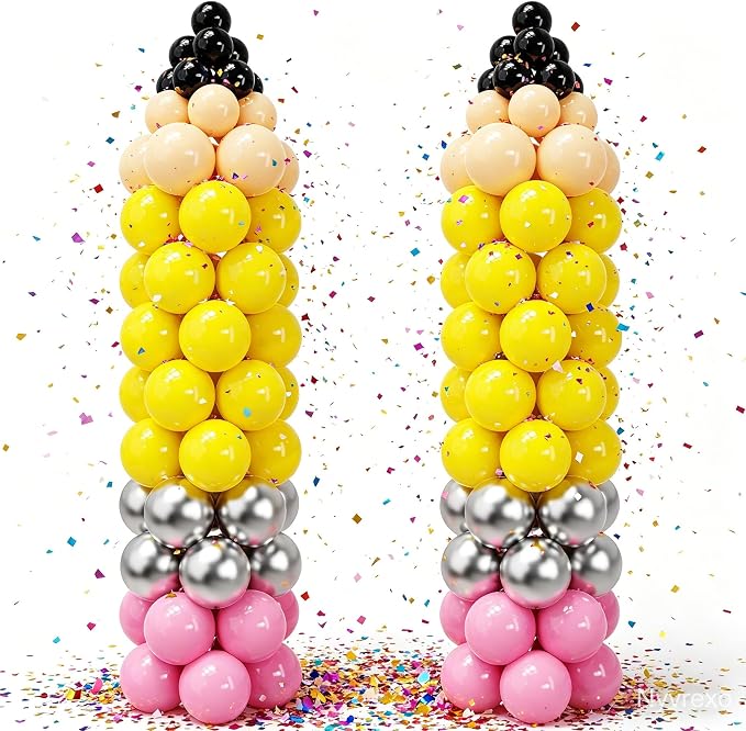 163Pcs Back to School Pencil Balloons | 12Inch Pencil Colorful Balloon DIY Arch by Nyvrexo