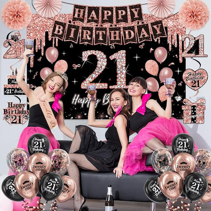 50Pcs 21st Birthday Decorations - Image 8