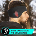 WTACTFUL Double-Layer Fleece Pro, Ear Warmers Muffs Cold Weather Winter Headband Ear Covers for Men Women Ski Running Cycling