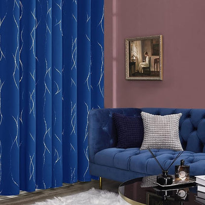 Deconovo Living Room Curtains 54 Inches Long, Thermal Insulated, Room Darkening - Image 9