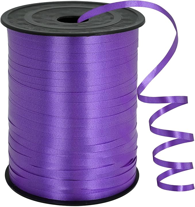 500 Yards Purple Curling Ribbon Balloon Ribbon Balloon Stringfor Wedding Gift by Gliberli