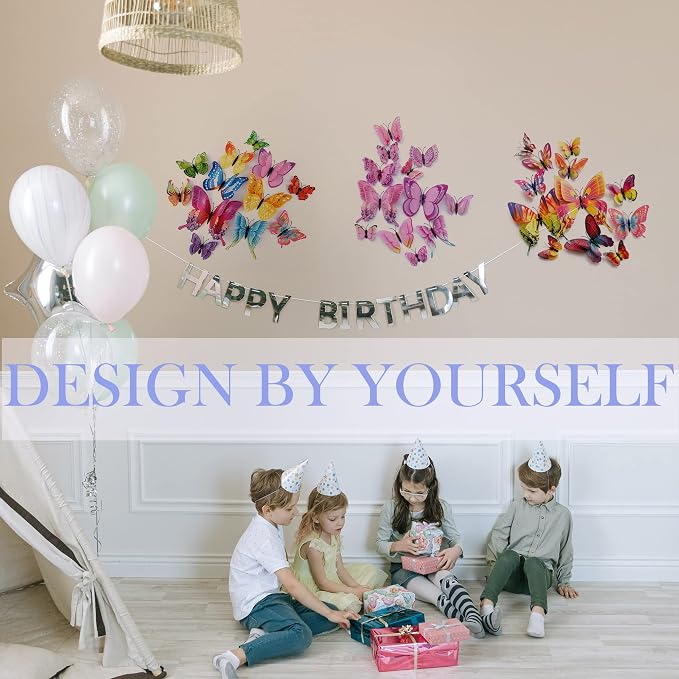 OPSEAM 3D Butterfly Wall Decor Butterfly Decorations Stickers - Image 3