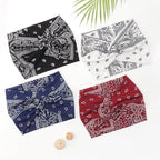 DRESHOW 4 Pack Turban Headbands for Women Wide Vintage Head Wraps Knotted Cute Hair Band Accessories