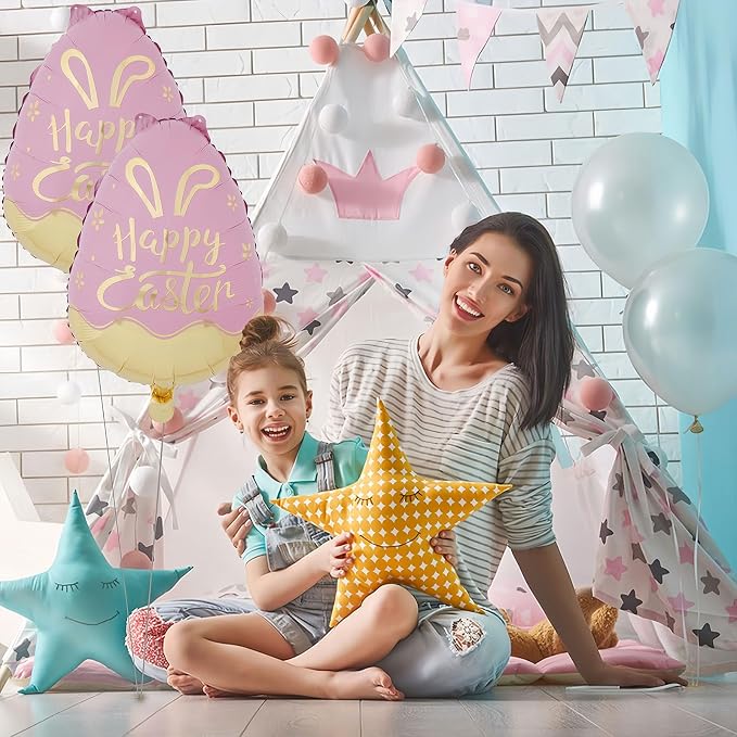 2Pcs 21 Inch Easter Eggs Balloons - Image 3