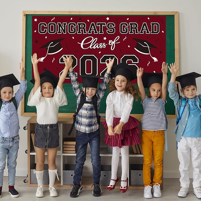 2026 Graduation Party Plastic Backdrop - Image 5