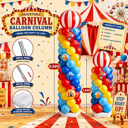 Gejoy 2 Set Carnival Balloon Column Stand Kit - Image 3