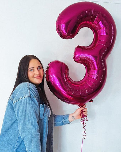 Hot Pink 30 Balloon - Image 8