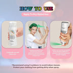 Temporary Hair Color Spray | 150ml Instant Hair Spray for Adults & Kids | Washable & Non-Sticky, Gentle Formula, Green | Halloween, Cosplay, Costume Party, Festivals