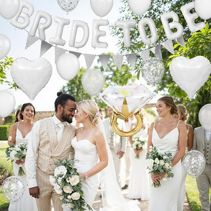 White Bachelorette Party Decorations - Image 6