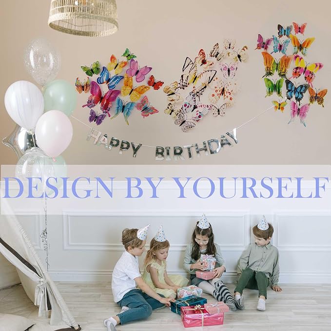 OPSEAM 3D Butterfly Wall Decor Butterfly Decorations Stickers - Image 3