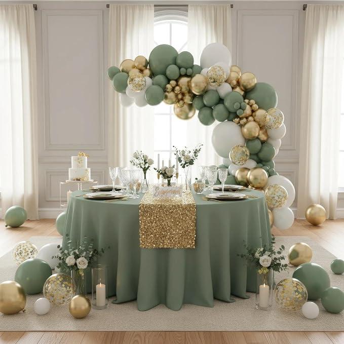 Vellax 146-Pc Balloon Garland Arch Kit, Sage Green - Image 8