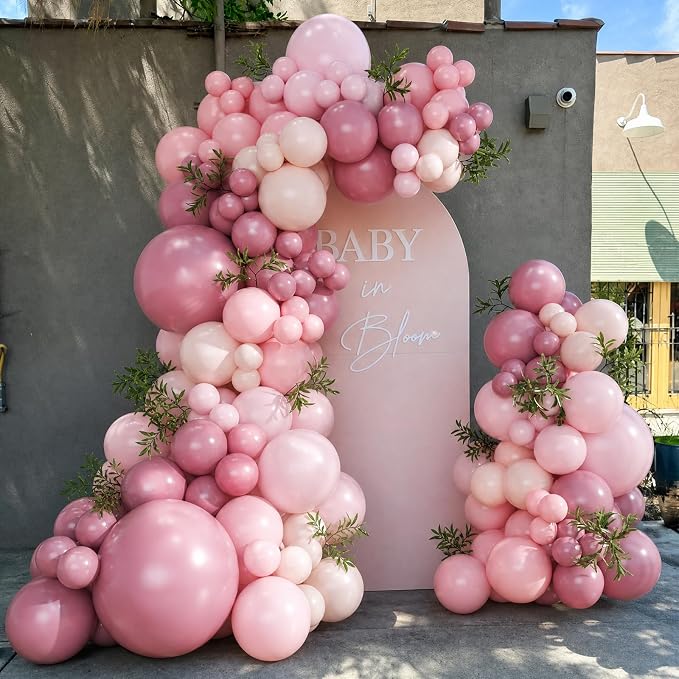 Mauve Pink Balloon Arch Kit, Mothers Day Party Decorations - Image 6