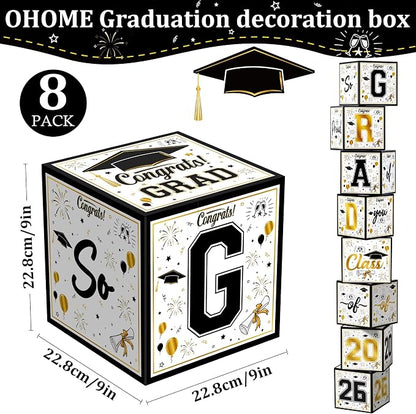 OHOME 8 Pack Graduation Decorations 2026 2027 - Image 3