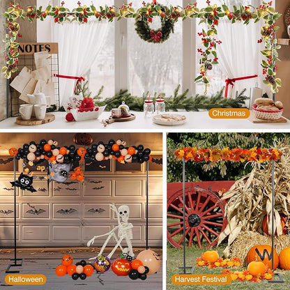 8.2FT Square Wedding Arch, Metal Backdrop Stand Heavy Duty Adjustable | Extra 2 - Image 8