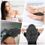Temporary Black Hair Spray Color Wax 4.23 oz, Instant Natural Hairstyle Cream Dye, Disposable Coloring Mud for Men Women Youth, Washable Styling Pomades, Party Cosplay DIY Halloween