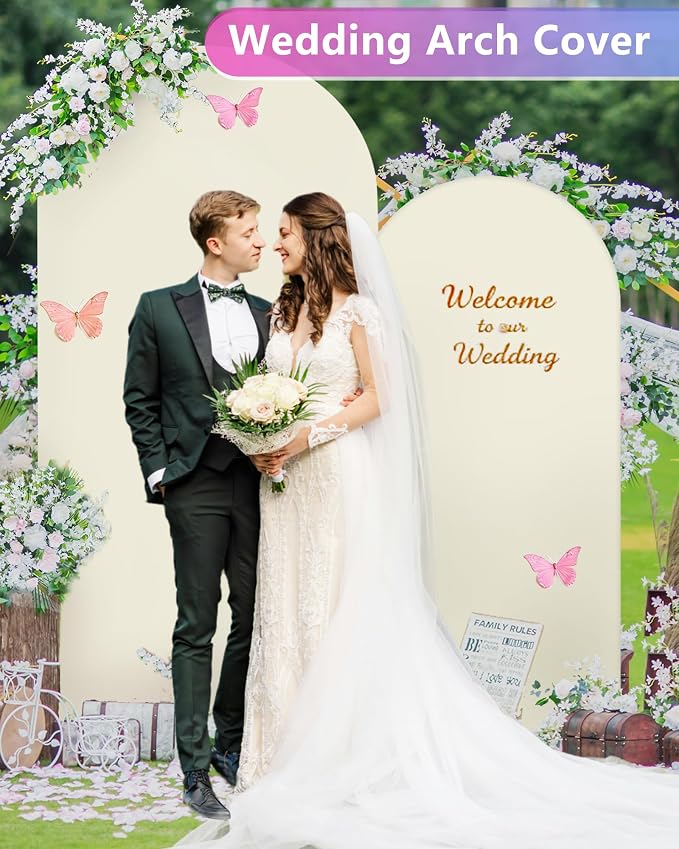 Hemmotop Stretchy Arch Backdrop Cover, 2 Sided, Perfect 360° Decor, - Image 7