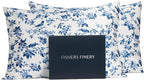 Fishers Finery 25mm 100% Pure Mulberry Silk Pillowcase 2 Pack (Tea Cup Print, Standard)