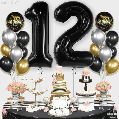 KatchOn, Helium Supported, Self Sealing, Includes 32ft Ribbon & Straw - Image 6