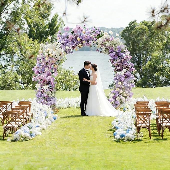 8ft Balloon Arch Stand, Round Backdrop Stand, Valentine's Day, Friends Gathering - Image 4
