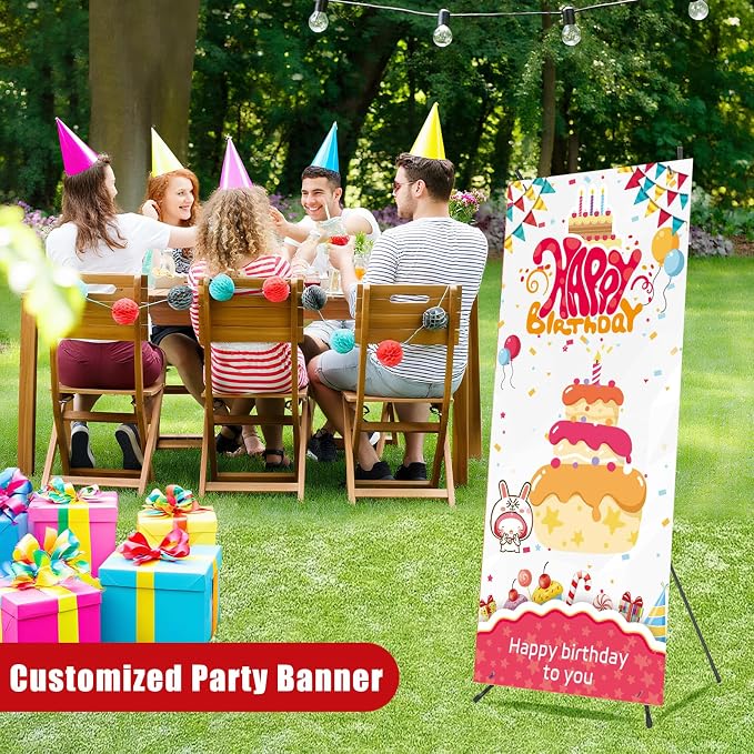 Custom X Banner Stand 32"x71", Portable Retractable Banner - Image 9