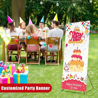 Custom X Banner Stand 32"x71", Portable Retractable Banner - Image 9