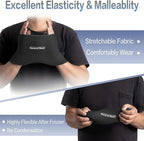 General Medi Headache & Migraine Ice Wrap Cap, Cold Therapy Migraine Relief Hat, Headache Ice Hat Cold Compress, Great for Puffy Eyes, Tension, Sinus & Stress Relief (Black)