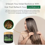 Herbishh Argan Hair Mask-Deep Conditioning & Hydration For Healthier Looking Hair for very Dry, Weak, Stressed Out Hair, No Sulphates, No Parabens