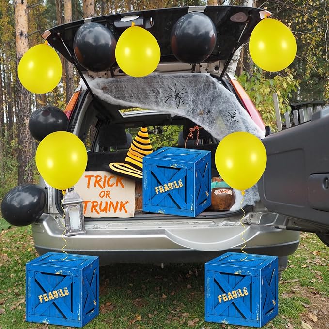 Qilery 16 Pcs Balloon Box Party Military Supply Fragile Loot Drop Box Party - Image 6