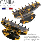 Camila Paris CP3038 French Hair Clip for Women, Tokyo, for Thick Hair for Long Curly Wavy Hair, Girls Hair Claw Clips Jaw, Styling Hair Accessories for Women, Strong Hold No Slip Grip, Made in France