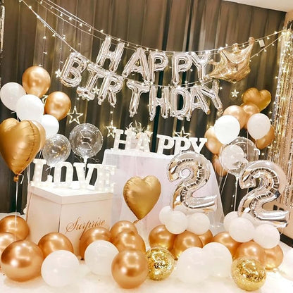 Gold Confetti Balloons - Image 4