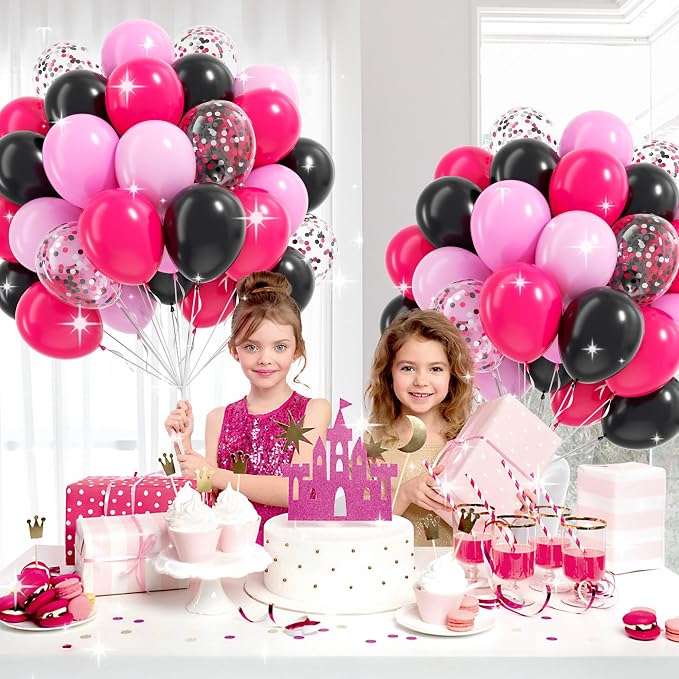 Pink and Black Balloons - Image 5