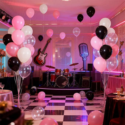 Black and Pink Balloons Set - Image 8