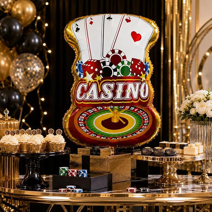 32 Inch Casino Balloon, Casino Night Birthday Decorations, Casino Night - Image 5