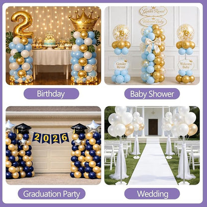 Balloon Column Stand Set of 4, 6.5ft Adjusable Height - Image 3