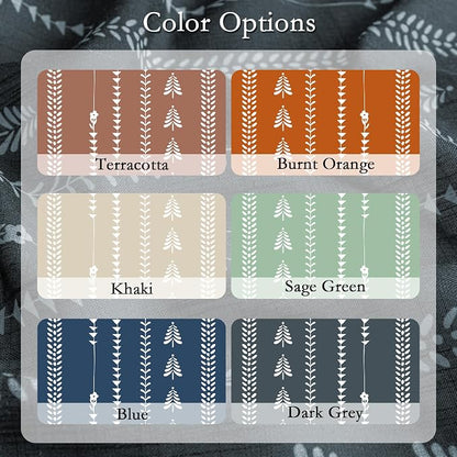 Boho Dark Grey Curtains 84 inch Long - Image 8