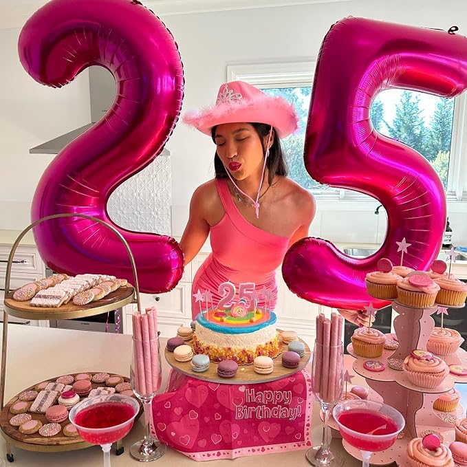 Hot Pink 5 Balloon - Image 7