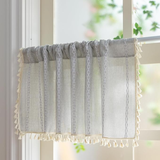 Sutuo Home Boho Curtains Valance - Image 5