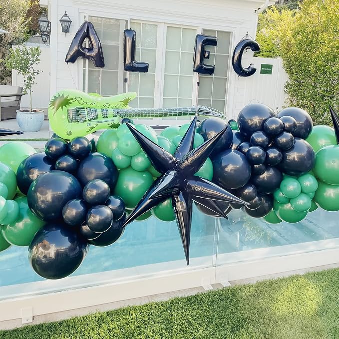 Voircoloria 130pcs Dark Green Balloons Garland Arch Kit, 18 12 10 5 Inch | - Image 8