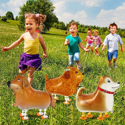 6 Pcs Walking Dogs Balloons, Dog Party Decorations, Walking Animal Balloons Dog - Image 6