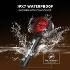 Hair Growth Comb, 3 in 1 Hair Growth Brush Electric Scalp Massager Oil Applicator High Frequency Comb, IPX7 Waterproof Portable Head Massager for Home & Travel