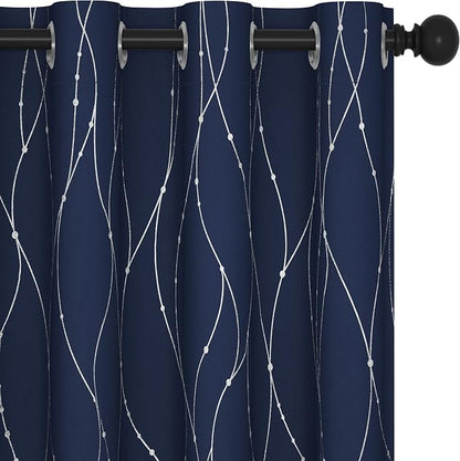 Deconovo Living Room Curtains 63 Inches Long, Thermal Insulated, Room Darkening by Unknown