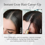 Boyd’s Brush It Away | Grey Hair Root Touch Up for Women & Men | Temporary Hair Color Mascara | Quick-Dry Water-Resistant Concealing Formula | Light Brown, 2-Pack
