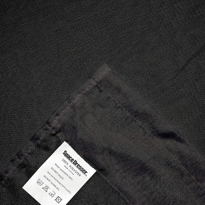 SpaceDresser Black Sheer Curtains 4 Panels Rod Pocket Semi-Sheer Curtain 54 - Image 5