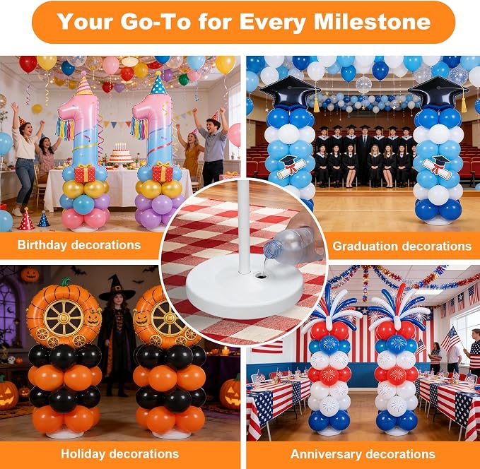 Balloon Stand 15-56 Inch Height Adjustable Balloon Stands - Image 6