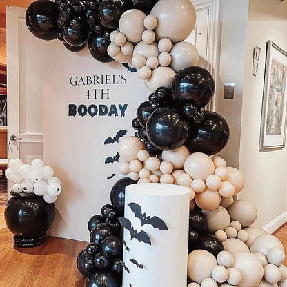 FOTIOMRG 120pcs 5 inch Black Balloons | Birthday, Graduation, Baby Shower - Image 6
